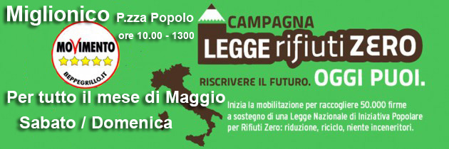 Legge Rifiuti zero